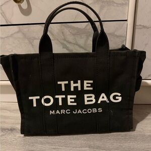 Marc Jacobs Black Canvas Tote Bag